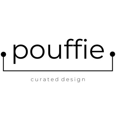 Trademark pouffie curated design