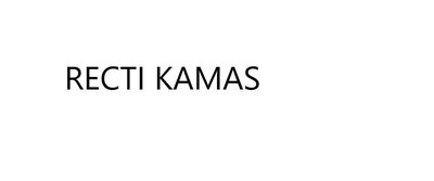 Trademark RECTI KAMAS