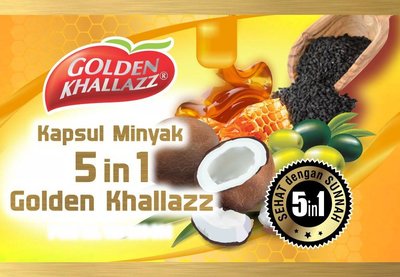 Trademark Golden Khallazz Kapsul Minyak 5 in 1 + Lukisan