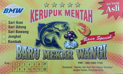 Trademark KERUPUK MENTAH BARU MEKAR WANGI