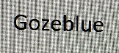 Trademark GOZEBLUE