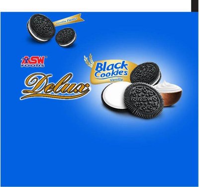 Trademark DELUX BLACK COOKIES VANILLA