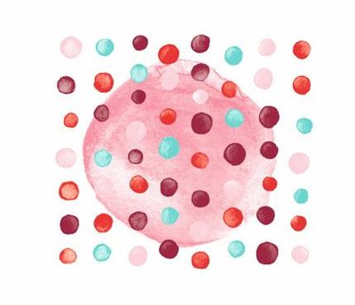 Trademark Cherry red Dots design