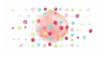 Trademark Moscato rose dots design