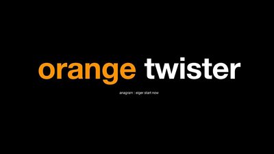 Trademark Orange Twister