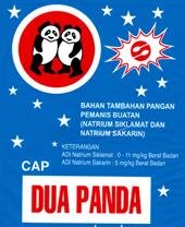 Trademark CAP DUA PANDA + LUKISAN