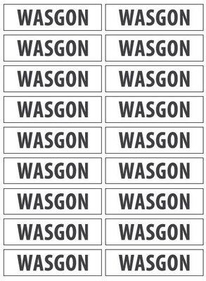 Trademark WASGON