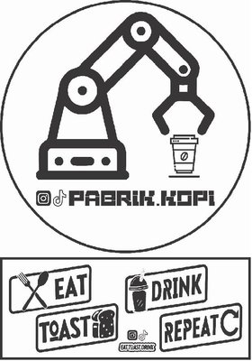 Trademark pabrik kopi - eat toast drink