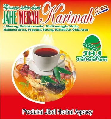 Trademark Jahe Merah Karimah Super