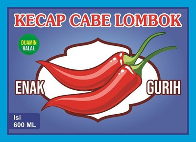 Trademark Kecap Cabe Lombok & Lukisan