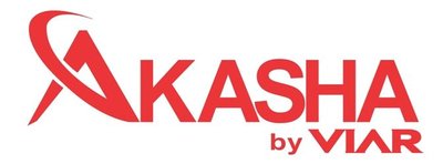 Trademark AKASHA BY VIAR + LOGO