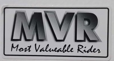 Trademark MVR = most valueable rider