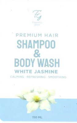 Trademark FLAWLESS GLOW PREMIUM HAIR SHAMPOO & BODY WASH WHITE JASMINE