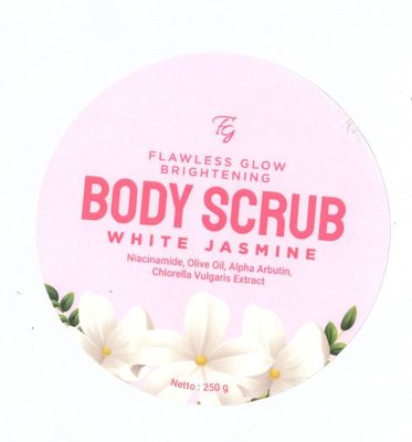 Trademark FLAWLESS GLOW BODY SCRUB WHITE JASMINE