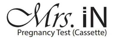 Trademark Mrs. IN Pregnancy Test (Cassette)