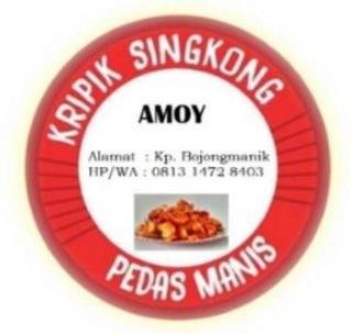 Trademark KRIPIK SINGKONG AMOY