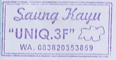 Trademark Saung Kayu "Uniq.3f"