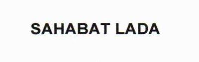 Trademark SAHABAT LADA