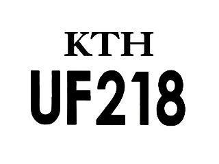 Trademark KTH UF218