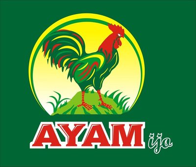 Trademark AYAM ijo + Lukisan