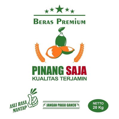 Trademark BERAS PREMIUM PINANG SAJA + LOGO