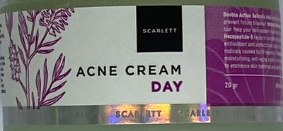 Trademark SCARLETT ACNE CREAM DAY