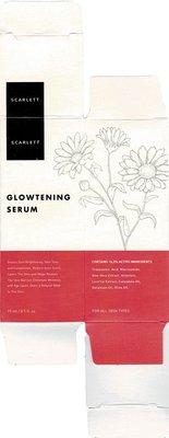 Trademark SCARLETT GLOWTENING SERUM