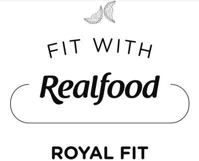 Trademark FIT WITH REALFOOD ROYAL FIT + Lukisan