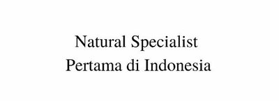 Trademark Natural Specialist Pertama di Indonesia