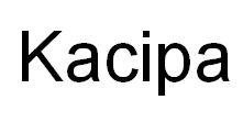 Trademark Kacipa