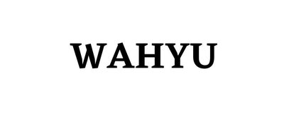 Trademark WAHYU