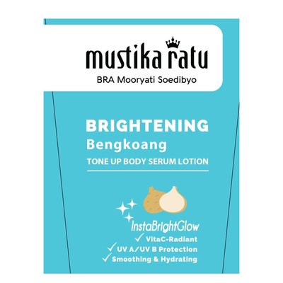 Trademark MUSTIKA RATU BRA MOORYATI SOEDIBYO BRIGHTENING BENGKOANG TONE UP BODY
SERUM LOTION