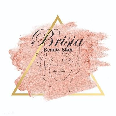 Trademark Brisia Beauty Skin dan logo wanita dalam segitiga emas