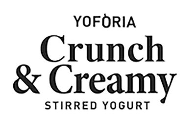 Trademark YOFORIA CRUNCH & CREAMY