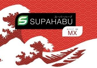 Trademark LOGO S SUPAHABU MX + huruf kanji & Lukisan