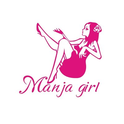 Trademark MANJA GIRL + LOGO