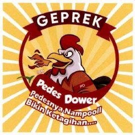 Trademark GEPREK DOWER IAM PEDES DOWER PEDESNYA NAMPOOLL BIKIN KETAGIHAN