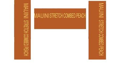 Trademark MAUINI STRETCH COMBED PEACH+ LOGO