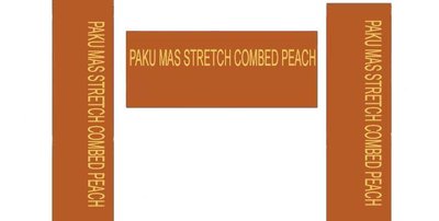 Trademark PAKU MAS STRETCH COMBED PEACH + LOGO