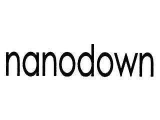 Trademark NANODOWN