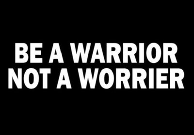 Trademark BE A WARRIOR NOT A WORRIER + GAMBAR