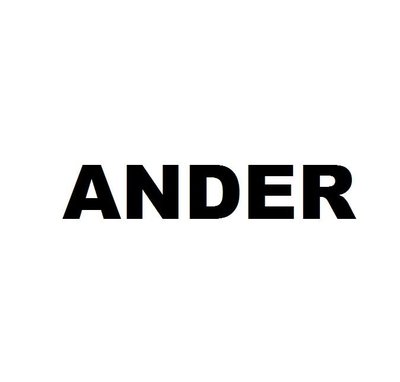 Trademark ANDER