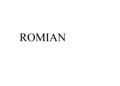 Trademark Romian