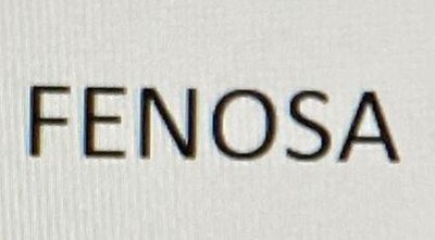 Trademark FENOSA