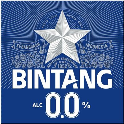 Trademark Bintang 0.0 Label (colour)