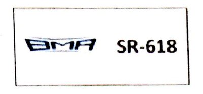 Trademark BMA SR-618