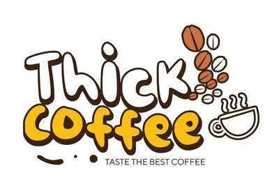 Trademark Thick coffee, TASTE THE BEST COFFEE + Lukisan