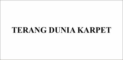 Trademark TERANG DUNIA KARPET