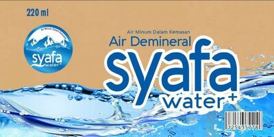 Trademark Syafa water +