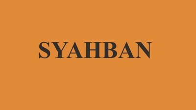 Trademark SYAHBAN